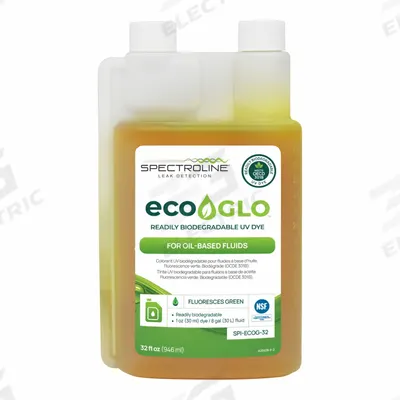 SPECTROLINE ECO-GLO: 32 oz, Bottle - Refrigerant Leak Detection Dyes