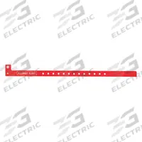 ID Wristband: Allergy Alert, 12 7/8 in Overall Lg, 1 1/8 in Overall Wd, Plastic, Red, 500 PK (MPN P2DM-200-003). Key specifications — attr1085229: Red; attr1126094: Red.