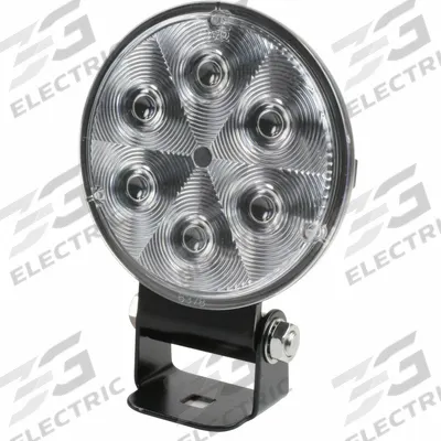 GROTE Tril 36 Bi-Volt Tractor: Round, LED, Hardshell, Tractor Trailers, Black - Vehicle Standard Spotlights