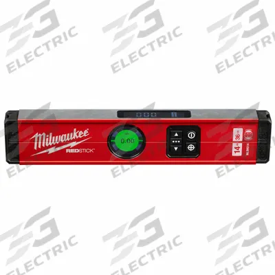 MILWAUKEE Digital Level: 360°– 360°, Includes Batteries, 0, ±0.10°, 14 in Overall Lg - Standard Digital Levels