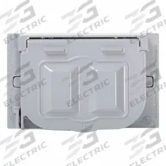 LEVITON Weatherproof Cover: Aluminum, Duplex Receptacles/GFCI/Single Receptacle, 1 Gangs, 3R, Gray (MPN WM1H-GY). Key specifications — Brand: LEVITON; Color: Gray; Compatible with Product Type: Single Receptacle; Mounting Orientation: Horizontal.