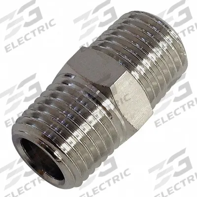 LEGRIS Metal Pipe Straight: Straight, 1/8 in x 3/8 in - Threaded Medium-Pressure Pipe Fittings