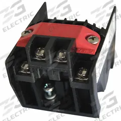 EATON Contact Block: 30 mm Panel Mounting Size, 1NO/1NC, Momentary/Break Before Make (MPN 10250TD31H). Key specifications — Switch Action: Momentary/Break Before Make; Terminal Connection Type: Screw Clamp Terminals; Brand: EATON; Compatible with Series: E34.