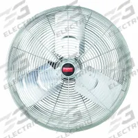 DAYTON Mounted Fan: 24 in Blade Dia, 115V AC, 1/4 hp Motor HP, Ceiling/Wall Mount, Non-Oscillating (MPN 1ZCN8). Key specifications — Brand: DAYTON; Voltage: 115V AC; Number of Speeds: 1; Fan Mounting Location: Ceiling; Oscillation: Non-Oscillating; Mounting Type: Bracket.