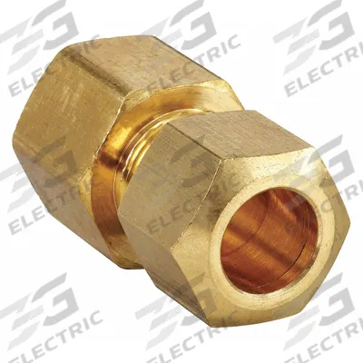 APPROVED VENDOR Compression Fitting Adapter: 3/8 in OD x 1/4 in Pipe Fitting Size - Low-Lead Standard Sleeve Brass Compression Fitting