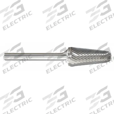 APPROVED VENDOR Carbide Bur: Ball-Nosed Cone, SL-2, Single Cut, 5/16" x 7/8" Head - Single-Cut Ball-Nosed Cone Burs
