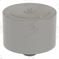 SOLBERG Filter Silencer: 4 in Inlet Size, 520 scfm, 14 in Overall Ht, 16 in Outside Dia, Paper (MPN FS-274P-400). Key specifications — attr60071: FS-274P-400; attr60074: SOLBERG.