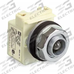 SCHNEIDER ELECTRIC Pilot Light: 30 mm Panel Mounting Size, No Lens Included, Incandescent (MPN 9001KP35). Key specifications — Lens Color: No Lens Included; Series: 9001K; Brand: SCHNEIDER; Includes Push-To-Test: No Push-To-Test Included.