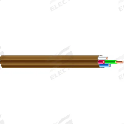 SOUTHWIRE Thermostat Wire: 22 AWG Conductor Size, 4 Conductors, 250 ft Overall Lg - Nonplenum-Rated Thermostat Wires