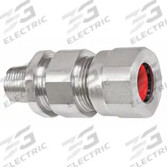 Liquid-Tight Conduit Fitting: Aluminum, 1 1/4 in Trade Size, Non-Insulated, Straight (MPN MC4). Key specifications — Insulated: Non-Insulated; Box Connection: 1-1/4 in MNPT; Hazardous Location Rating: Class I, Division 2, Groups A, B, C, D; Brand: HUBBELL KILLARK.