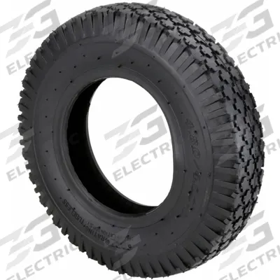 APPROVED VENDOR Replacement Tire: 3 25/32 in Tire Wd, Rubber, Diamond, Tubeless Tire - Replacement Tires