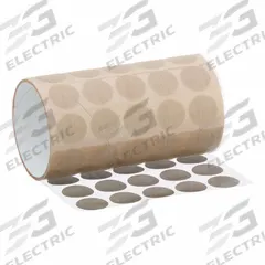 TAPECASE Cloth Tape: Disc, 1 in Dia, 4.7 mil Thick, Silicone, Polyethylene Coated Cloth, Brown (MPN 15D592). Key specifications — Series: SG05-03.