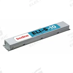 Emergency Lighting Inverter: 120 to 277V AC, 10 W Max. Bulb Watts, Fluorescent/Incandescent/LED (MPN ELI-S-10CDF). Key specifications — Input Voltage: 120 to 277V AC; Includes: Attached Dual Flex Conduit; Battery Type: Lithium Ion; Brand: BODINE.