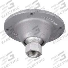 APPLETON ELECTRIC Flexible Fixture Hanger: Cast Iron, JB, Outlet Boxes, 1 Gangs, 4 1/2 in Overall Ht (MPN JBK-50-BS). Key specifications — Brand: APPLETON ELECTRIC; Color: Gray; Compatible with Product Type: Outlet Boxes; Compatible with Series: JB.
