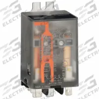 SCHNEIDER Flange Mount Relay: Surface (Side Flange) Mounted, 10 A Current Rating, 24V DC, DPDT (MPN 788XBXRC1-24D). Key specifications — Brand: SCHNEIDER; Base Type: Square; Mounting Style: Side Flange; Pin Shape: Flat; Electrical Connection: Blade Terminal; Manufacturer Part Number: 788XBXRC1-24D; Operating Current: 10 A at 277V AC (Resistive Load Conforming to UL); Series: 788R Series.