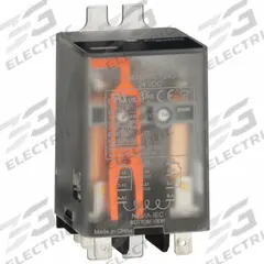SCHNEIDER Flange Mount Relay: Surface (Side Flange) Mounted, 10 A Current Rating, 24V DC, DPDT (MPN 788XBXRC1-24D). Key specifications — Brand: SCHNEIDER; Base Type: Square; Mounting Style: Side Flange; Pin Shape: Flat; Electrical Connection: Blade Terminal; Manufacturer Part Number: 788XBXRC1-24D; Operating Current: 10 A at 277V AC (Resistive Load Conforming to UL); Series: 788R Series.