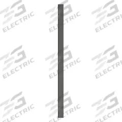 ASI GLOBAL Partition Column: Plastic Polymer, Pebble, Black, 82 in Ht, 4 in Wd, 1 in Thick (MPN 40-90870453-9205). Key specifications — Inner Core Type: Polymer; Brand: ASI GLOBAL PARTITIONS; Color: Black; Finish/Texture: Pebble.