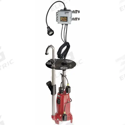 LIBERTY PUMPS Grinder Pump System: 2 hp, 208/230V AC, 50 gpm @ 10' of Head, 185 ft Max. Head - Sewage Grinder Pump Retrofit Systems