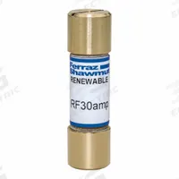 MERSEN Fuse: Class H, RF Series, Fast-Acting, 30 A, 250 V AC, Non-Indicating (MPN RF30). Key specifications — Manufacturer Part Number: RF30; Brand: MERSEN; Series: RF.