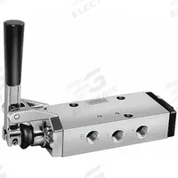 PARKER Manual Air Control Valve: 42, Four-Way / Three-Position, Lever, 3/8 in Female NPT, Aluminum (MPN 422CR023W). Key specifications — attr1084737: Aluminum; attr1084764: Manual Air Control Valve; attr1084778: Spool; attr1084767: 42; attr1084731: 422CR023W; attr1084739: PARKER; attr1084765: Detent; attr1084768: 42.