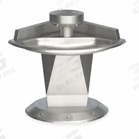 BRADLEY Wash Fountain: Silver, Stainless Steel, Semi-Circular, 54 in Overall Wd, Off-Line Vent Drain (MPN S93-643). Key specifications — Bowl Shape: Semi-Circular; Drain Type: Off-Line Vent; Color: Silver; Brand: BRADLEY; Series: Sentry; Sink Material: Stainless Steel; ADA Compliant: Not ADA Compliant.