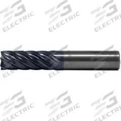 CLEVELAND Square End Mill: Carbide, AP/MAX Coated, 7 Flute, 1" Mill Dia, 3-1/2" LOC, 6" OAL (MPN C76345)