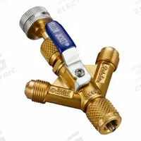 YELLOW JACKET Valve Core Remover: 2 7/8 in Lg, Brass, 1/4 in Female SAE Right-Hand, A2L Compatible (MPN 93901). Key specifications — Application: Evacuation; Product Type: Valve Core Remover; Brand: YELLOW JACKET; Body Material: Brass; Manufacturer Part Number: 93901.