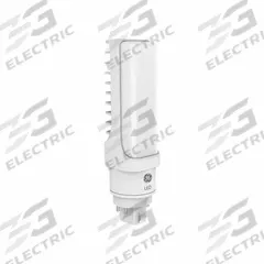 GE LAMPS Compact LED Bulb: Type A, 4-Pin (G24q/GX24q), T13, LED, 3500K, 1,200 lm Light Output (MPN LED9G24Q-H/835). Key specifications — Brand: GE LAMPS; Bulb Designation: LED9G24Q-H/835; Dimmable: No; Color Temperature: 3500K.