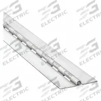 APPROVED VENDOR Piano Hinge: Stainless Steel, 96 in Leaf Ht, 1 1/2 in Leaf Wd (MPN 1JEX6). Key specifications — Material: Stainless Steel.