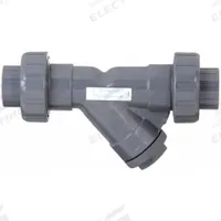 HAYWARD Y Strainer: 1 in, NPT, Perforated, 0.0313 in Screen Size, PVC, FPM, 4 5/8 in Ht, 9 in Lg (MPN YS10100TU). Key specifications — Brand: HAYWARD; Seal Material: FPM; Manufacturer Part Number: YS10100TU; Screen Material: PVC.