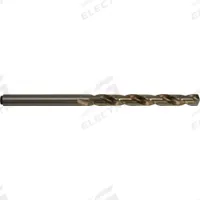 CLE-LINE Jobber Length Drill Bit: Letter F, 135° Split Point, Straw/Bronze Cobalt (MPN C23324). Key specifications — attr1229327: 0.2570.