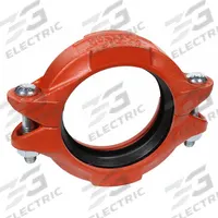 GRUVLOK Clamp Coupling: Flex Bolted, 1 in x 1 in, Ductile Iron, EPDM Seal, 600 psi (MPN 0390001683). Key specifications — Brand: GRUVLOK; Maximum Operating Pressure: 600 psi; Fitting Pipe Size: 1 in x 1 in.