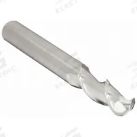 WIDIA HANITA Ball End Mill: Carbide, 2 Flute, 3/8" Mill Dia, 7/8" LOC, 2-1/2" OAL (MPN 4A0110004)