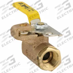 APOLLO Manual Two-Way Ball Valve: 1/2 in, Bronze, Straight, FNPT x FNPT, 600 psi Max. Pressure (CWP) (MPN 75-103-01). Key specifications — Brand: APOLLO; Handle: Locking Lever.