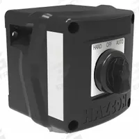 Control Station: 1 Gang, Selector Switch, 1NO/1NC, Hand/Off/Auto, 0 Pilot Lights, 3/4 in (MPN HKHMOD001285WW). Key specifications — Legend: Hand/Off/Auto; Action: Maintained/Maintained/Maintained; Contact Form: 1NO/1NC; Brand: HUBBELL KILLARK; Operator Configuration Type: (1) Selector Switch.