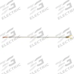 IDEAL Pigtail Connector: Copper, White, Grounding Devices, 8 in Overall Lg (MPN 30-3470). Key specifications — For Product Type: Grounding Devices; Brand: IDEAL; Accessory Type: Non-Grounding Pigtail; Color: White; Material: Copper.