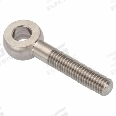 AMPG Fixed Rod End: Stainless Steel, Plain, 40 mm Hole Center-to-End Lg, Right Hand - Stainless Steel Male Threaded Fixed Rod Ends