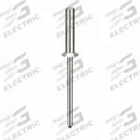 Blind Rivet,1 13/19" L,1/8" dia,PK500: Inch, 1 11/16 in Overall Lg, 37/64 in Body Lg, Plain, 500 PK (MPN U33620.012.0045). Key specifications — Brand: APPROVED VENDOR.