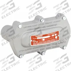 Pulling Elbow: Aluminum, Electroplated/Powder Coated, 1/2 in Trade Size, Female to Female, NPT (MPN ELBD-50A). Key specifications — Ends - Hazardous Fittings: 1/2 in FNPT x 1/2 in FNPT; Material: Aluminum; Finish: Powder Coated; Brand: APPLETON ELECTRIC.