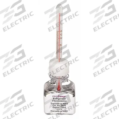 DURAC Liquid Filled Food Service Thermometer: Refrigerator/Freezer - Refrigerator & Freezer Thermometers