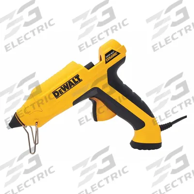 DEWALT Glue Gun: DWHTGR50, Corded, 50 Sticks/hr, Finger Trigger Actuator, Manual Feed - Corded Hot Melt Applicator Guns
