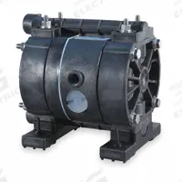 DAYTON Double Diaphragm Pump: PVDF Body, 1/4 in, NPT Connection, 3.3 gpm, 231 ft Max. Head (MPN 3HJV7). Key specifications — Brand: DAYTON; Seat Material: PVDF; Check Valve Material: PTFE.
