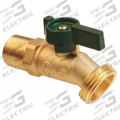 APPROVED VENDOR Hose Bibb: Quarter-Turn, Brass, Brass, Aluminum, 3/4 in Inlet Connection Size, NPT (MPN 6PDZ9). Key specifications — Brand: APPROVED VENDOR; Design: No Kink; Body Material: Brass; Handle Material: Aluminum; Color/Finish: Brass; Handle Type: Quarter-Turn; Inlet Connection Type: NPT; Product Type: Hose Bibb.