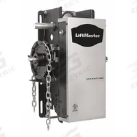 LIFTMASTER Hoist Operator: Electric/Manual, Wall Mount, Left-Hand, 1/2 hp Motor Horsepower, 2.3 to 1 (MPN MH5011UL). Key specifications — Actuation Method: Electric/Manual; Drive Ratio: 2.3 to 1; Motor Voltage: 115V AC; Mounting Location: Wall Mount; Brand: LIFTMASTER; Handing Orientation: Left-Hand; Product Type: Hoist Operator.