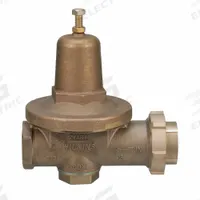 WILKINS Water Pressure Reducing Valve: FNPT x FNPT, 2 in Pipe Size, Bronze, 25 psi to 75 psi (MPN 2-500XLHLR). Key specifications — Brand: WILKINS; Union Type: Single Union; Low-Lead Compliance: Low-Lead Compliant.