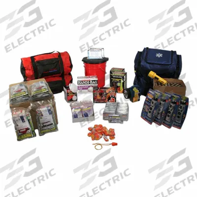 READY AMERICA Survival Kit: 3,936 Components, Duffel Bag - Emergency Survival Kits
