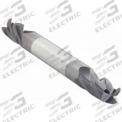 OSG Square End Mill: Carbide, TiAlN Coated, Double End, 4 Flute, 3/8" Mill Dia, 1/2" LOC, 2-1/2" OAL (MPN 424-375011)