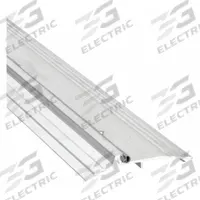 NATIONAL GUARD Door Threshold: Bumper Seal, Aluminum, 4 ft Lg (MPN 896V-4). Key specifications — Brand: NATIONAL GUARD; Transition Type: Fluted.