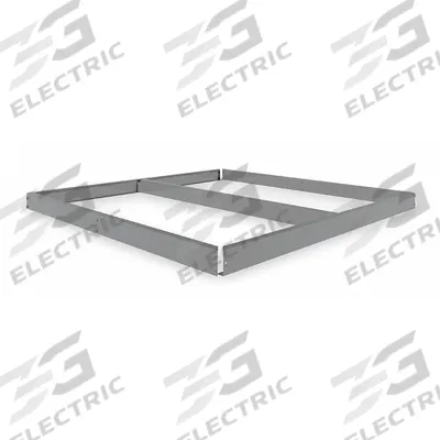 TENNSCO Shelf: 48 in x 48 in, 2,500 lb Load Capacity, Gray - Open Deck Shelf Kits for Boltless Shelving