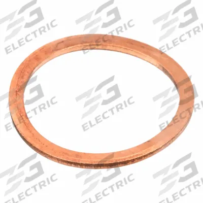 APPROVED VENDOR Sealing Washer: M22 Screw Sz, Copper, Copper Seal, 22 mm Inside Dia, 27 mm Outside Dia - Single-Piece Sealing Washers